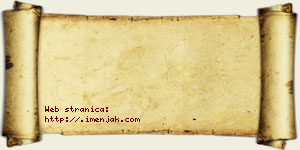 Žaklina Janković vizit kartica